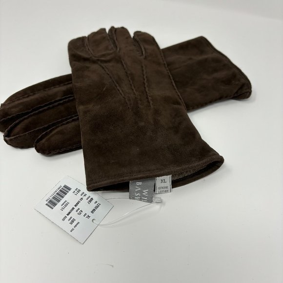 NEW wilkes bashford suede gloves